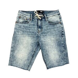 RSQ London Skinny Acid Wash Denim Bermuda Shorts Size 28